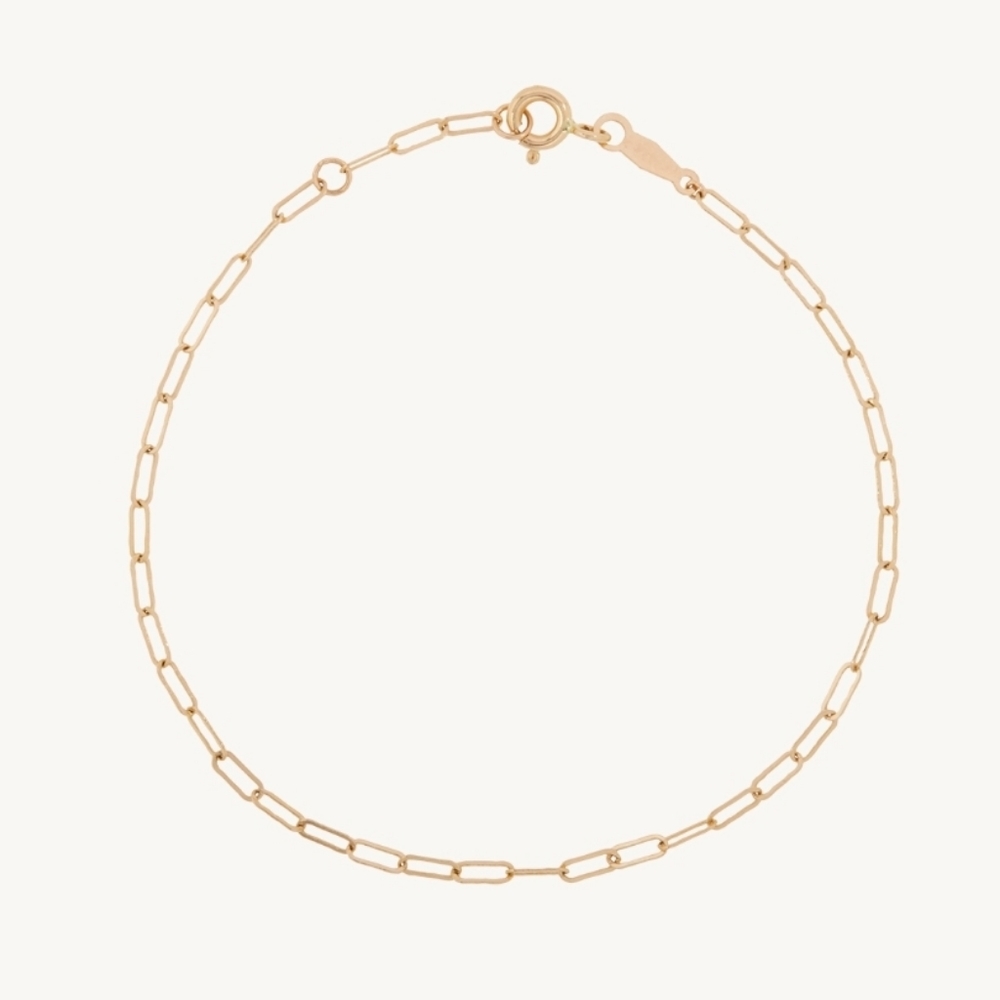 Catbird 1976 Bracelet, 100% recycled solid 14k gold, 6''-6.5''